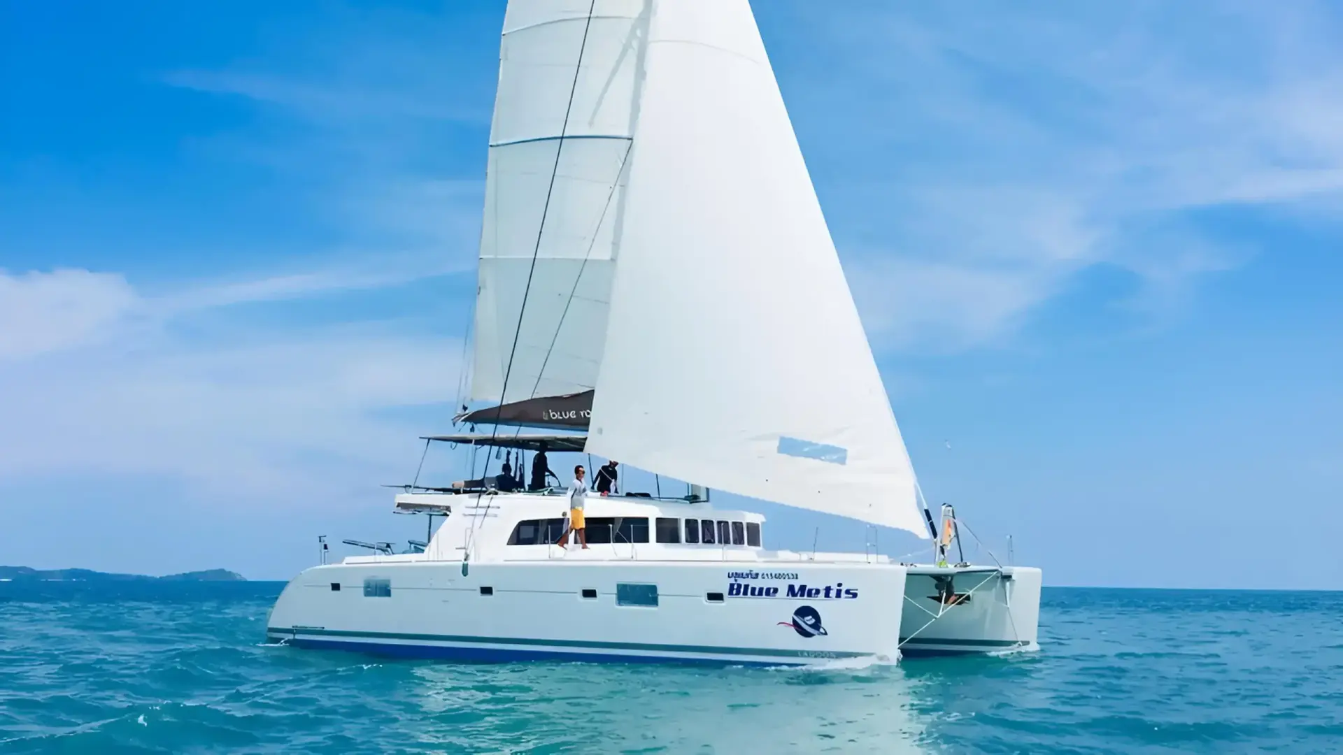 Bluemetis 50 ft – Sailing Catamaran private charter, Phuket