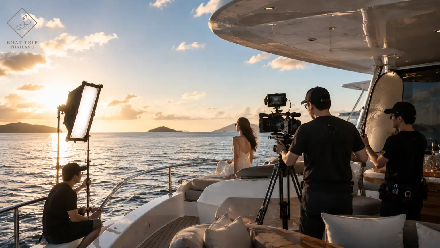 เช่าเรือภูเก็ตถ่ายทำ หนัง โฆษณา หรือ Content ทำได้ยังไง?